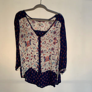 Ecote Bohemian Floral Top